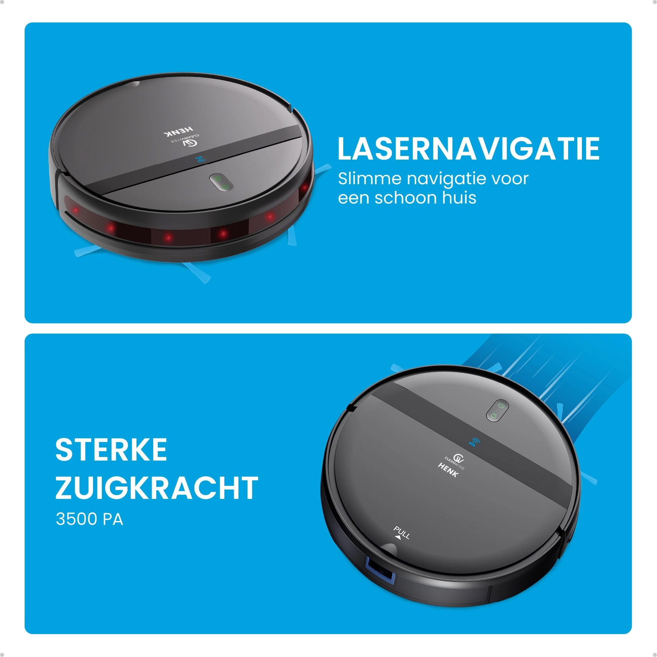 CleanWise Henk Robotstofzuiger