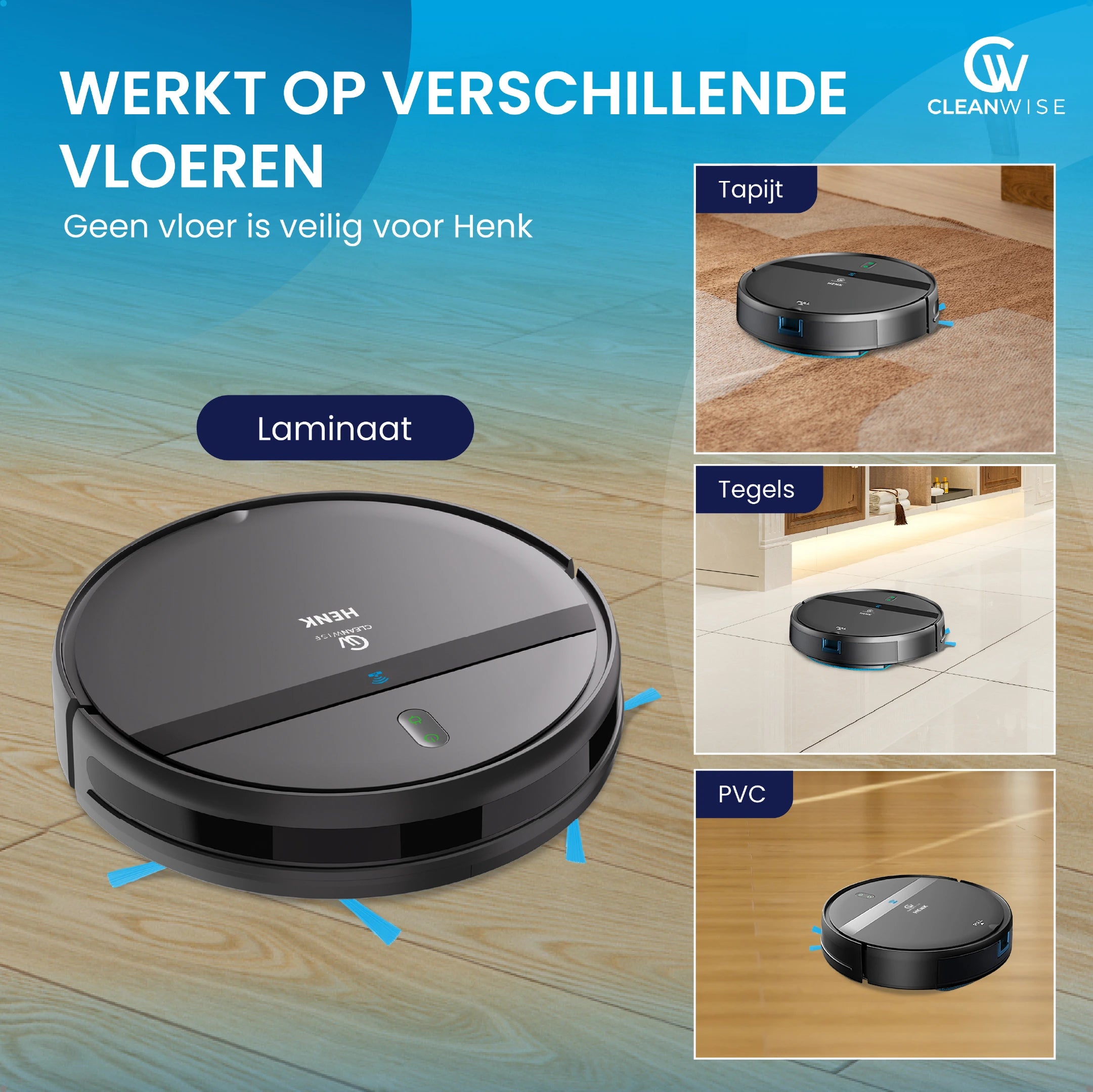 CleanWise Henk Robotstofzuiger