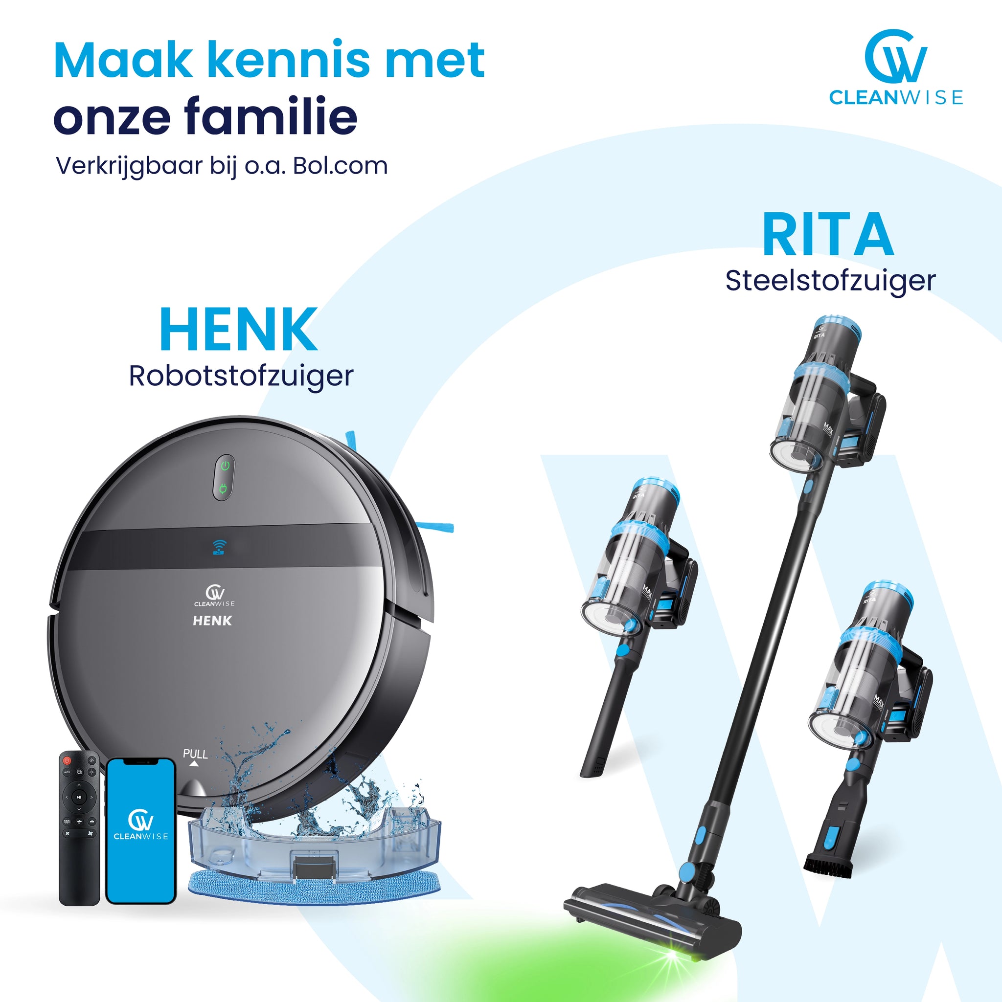 CleanWise Rita Steelstofzuiger