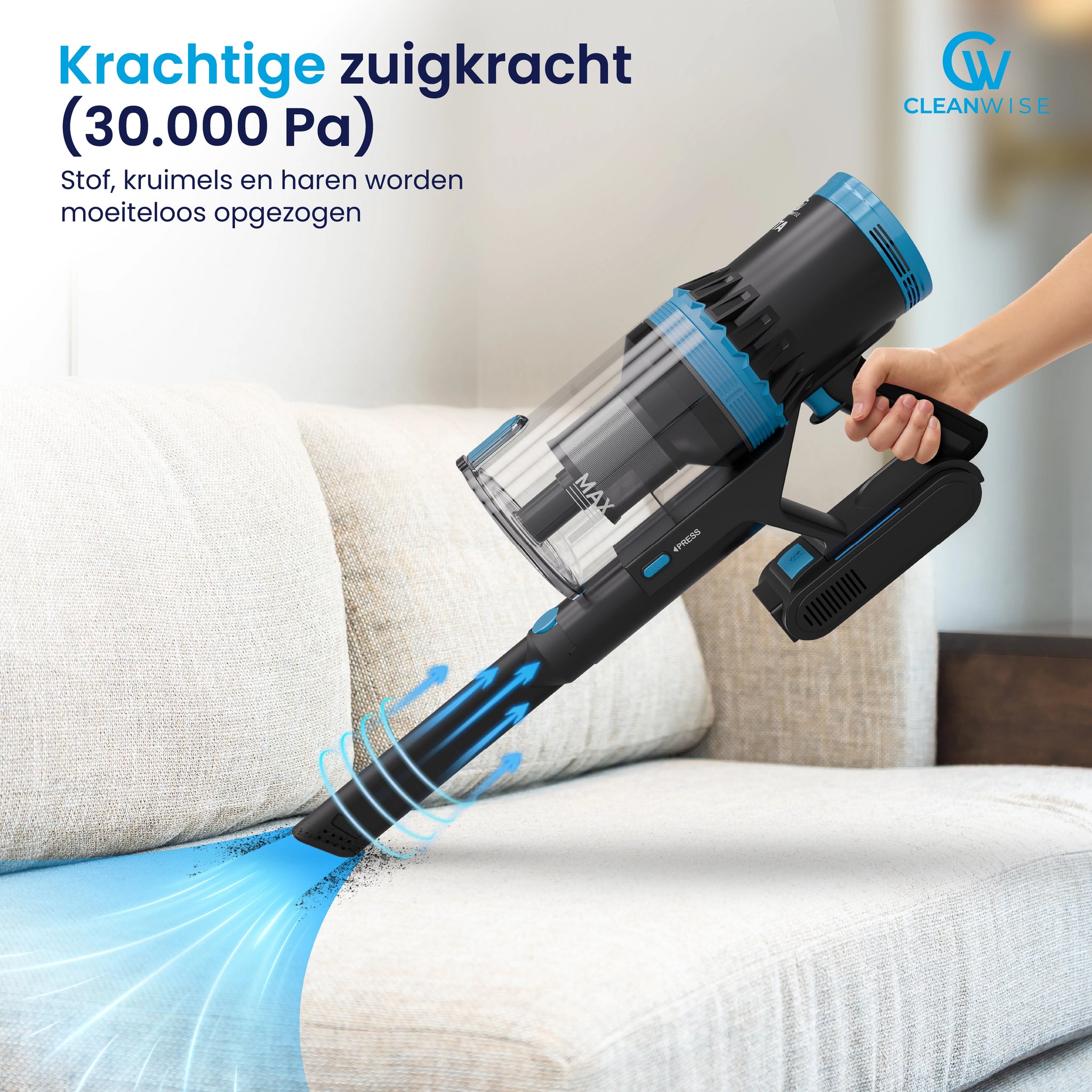 CleanWise Rita Steelstofzuiger