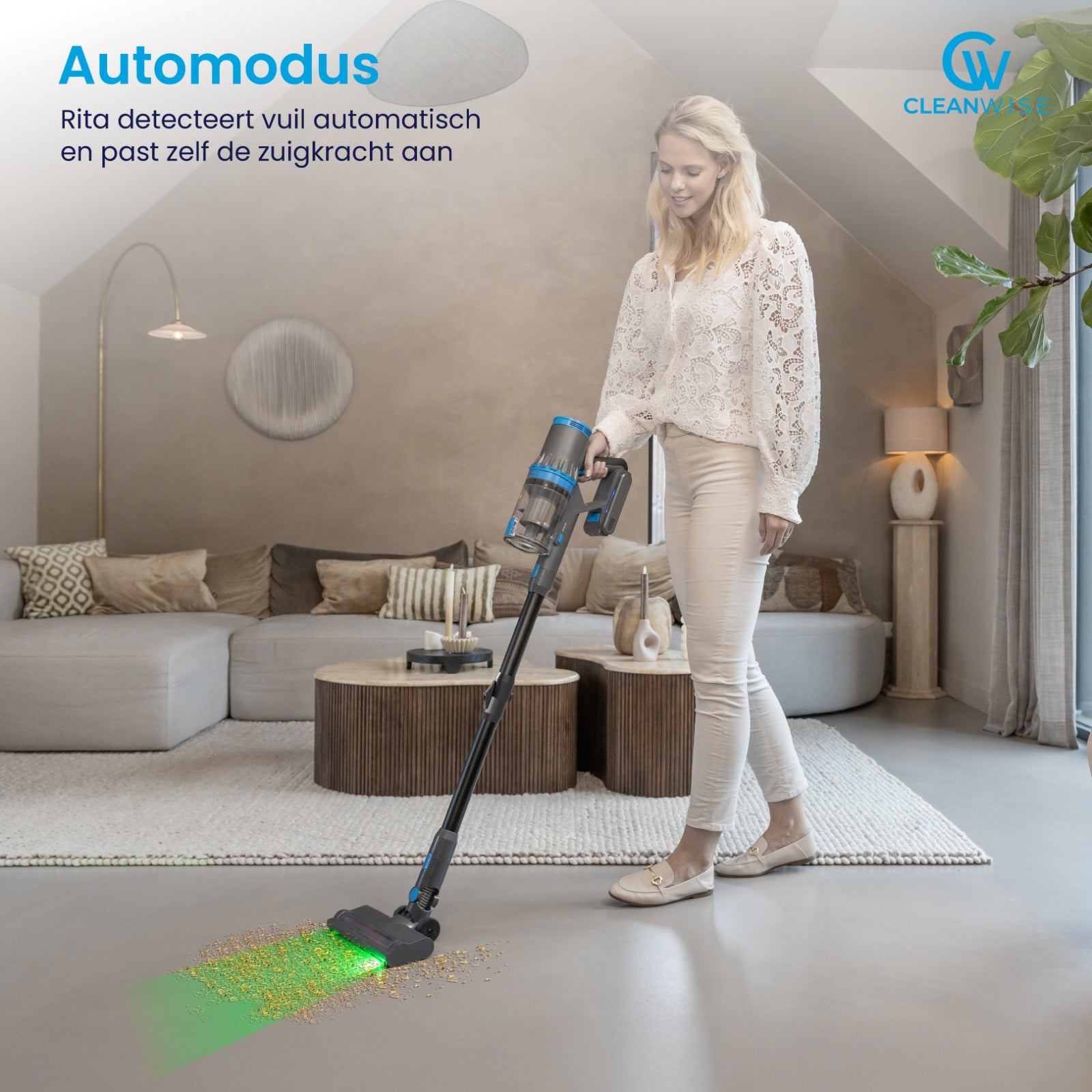 CleanWise Rita Flex Steelstofzuiger